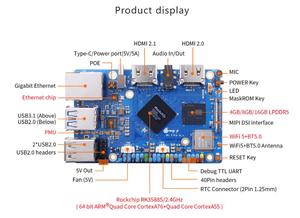Orange Pi 5 Pro LPDDR5 8 Core 64 Bit RK3588S Single Board 8K Video <strong>Decoding</strong> 2.4GHz Frequency Open Source Development Board - Product Image 6