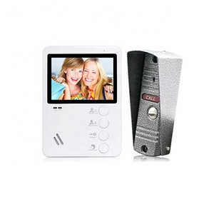 DIY Easy Operate Entry Level <strong>2</strong> Call Panel 1 Indoor Monitor Video Monitor <strong>System</strong> Doorbell Citofono Electric 4 <strong>Wired</strong> <strong>Intercom</strong>