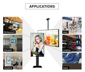 Factory Price Restaurant Menu Board 32 43 55inch Wall Mounted Android System Menu Board HD Indoor <strong>Lcd</strong> Digital Signage <strong>Display</strong> - Product Image 2