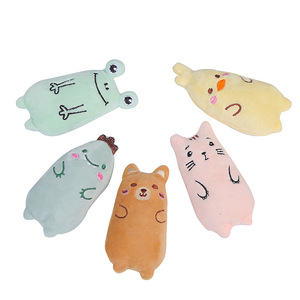 Varios diseños para mascotas gato interactivo Catnip juguete moda nuevo Animal relleno fruta suave felpa gato juguetes relleno Catnip - Product Image 4