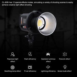 Zsyb Cl-80bi ผลิตภัณฑ์น้ําหนักเบา LED กล้อง Bi สีไฟวิดีโอ LED - Product Image 5