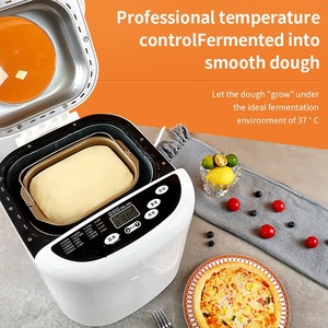 650-900g (1.5Lb, 2.0Lb): Automatic Household Bread Machine 13 Hours Delay Bake <strong>Timer</strong> 19 <strong>Programs</strong> Bread Making Machine - Product Image 4