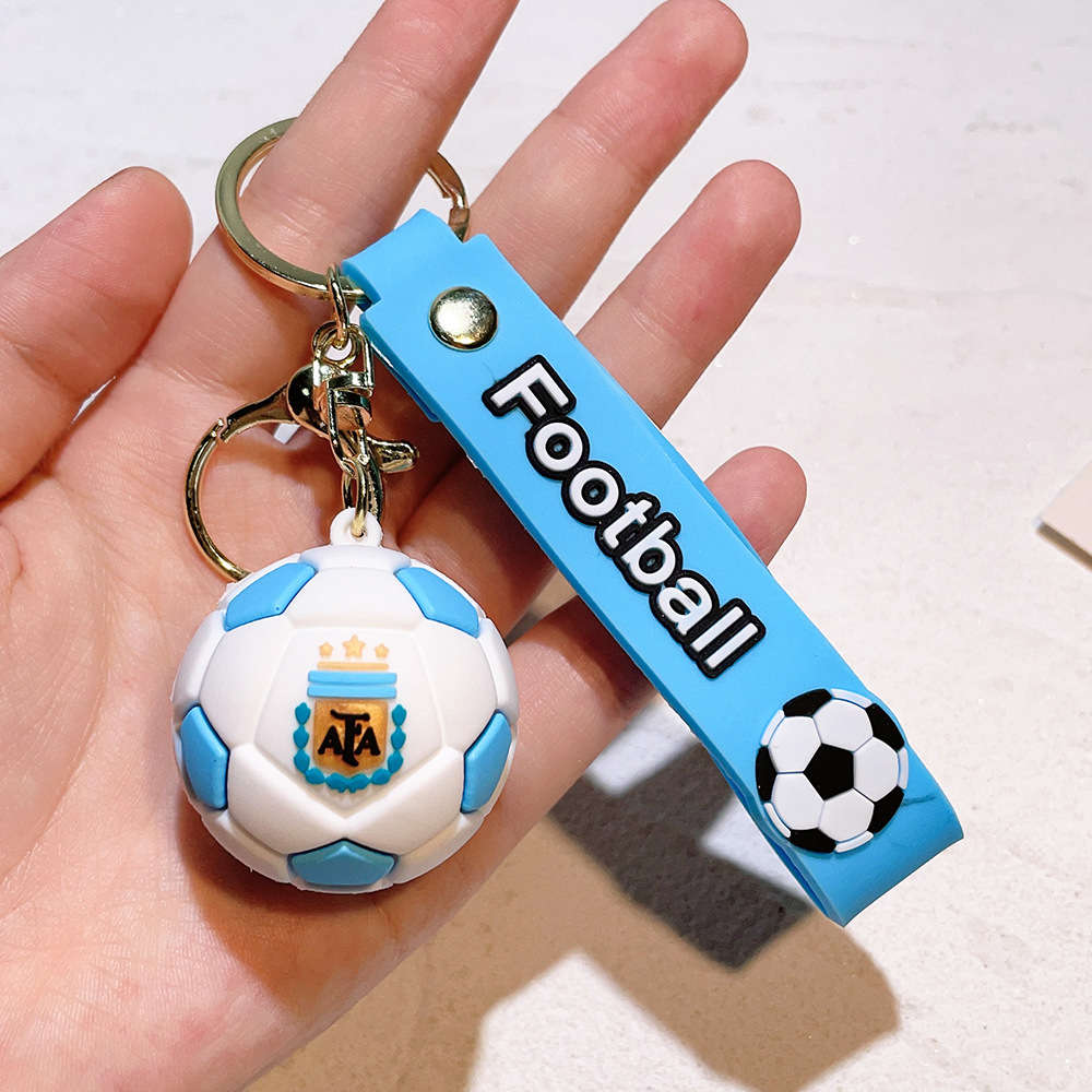 Blue soccer ball