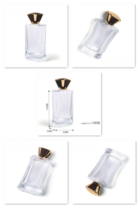 Customised Small 100ml <strong>100</strong> <strong>ml</strong> Pocket Size Empty Pyramide Cap Fragrance Glass Bottle Spray with <strong>Box</strong> - Product Image 6