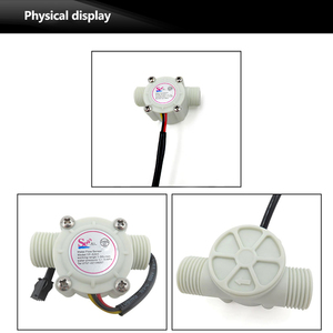 12V sensore di flusso dell'acqua interruttore per misuratore di portata della pompa contatore per effetto di controllo Arduino 1-30L/min 1/2 'sala elettronica Consumer - Product Image 4