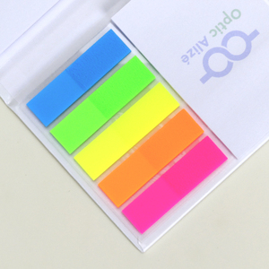 Promotional Giveaway Gifts Custom Design <strong>Block</strong> Stationary Sticky Note <strong>Notepad</strong> with PET Flag Sticker - Product Image 5