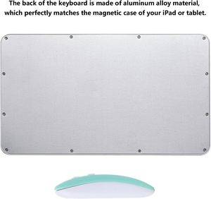 Mini-Computer Wiederauf ladbare Bluetooth-Tastatur Maus Combo Office-Tastatur Combo Für Ipad Ios Android Windows - Product Image 3
