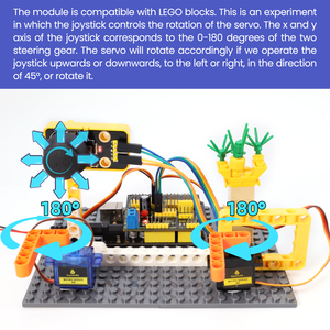 Keyestudio <strong>Analog</strong> Sensor <strong>Module</strong> X Y Control Joystick <strong>Module</strong> Sensor for Arduino