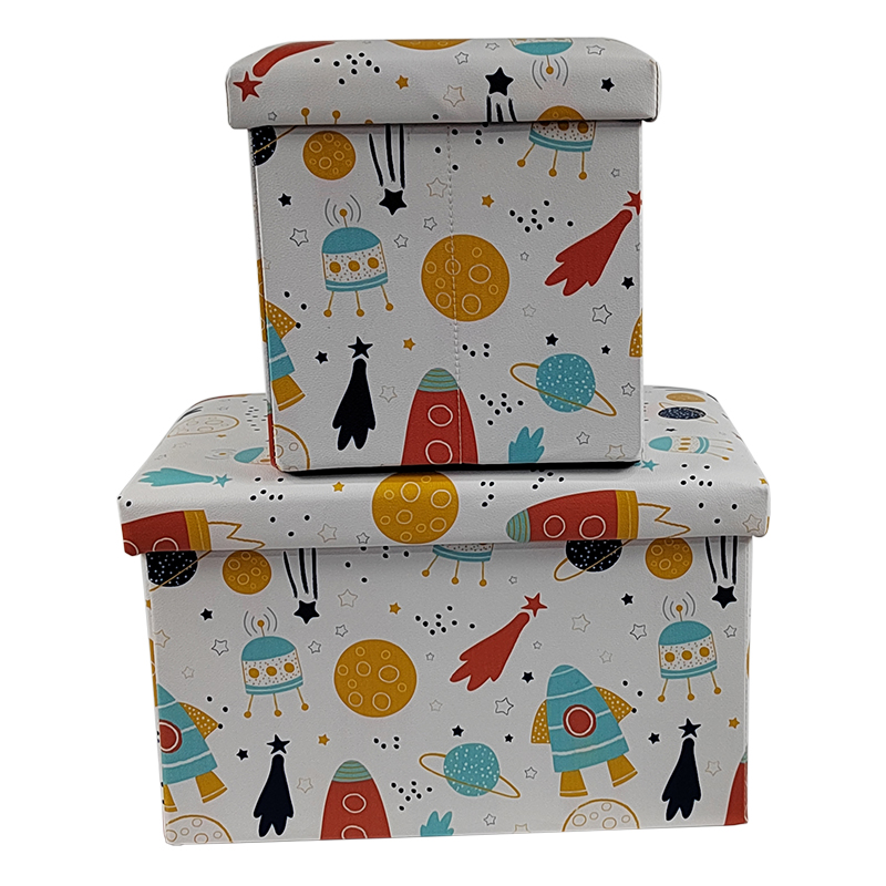 49*31*31cm MDF storage stool and fun collapsible  ottoman new hot selling living ottoman