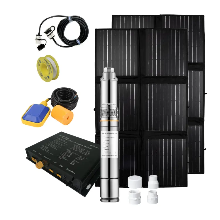 Portable solar water system for agriculture Hober 200W