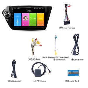 9インチDVD GPSナビゲーションマルチメディアプレーヤー車Android 12システムKIA RIO2 <span class=keywords><strong>K2</strong></span> 2010 2015