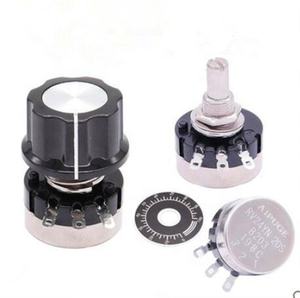 RV24YN20S B103 10K Ohm pellicola di carbonio potenzioemter con manopola di quadrante - Product Image 1