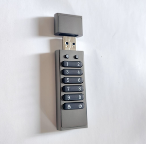 OEM批发定制徽标加密密码金属usb驱动器32gb 64gb 128gb 3.0快速带硬件写保护 - Product Image 5