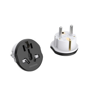 Fábrica Universal 16A 250V Adaptador de viaje de 3 vías Enchufe EU Núcleo de cobre Compatible en todo el mundo Enchufes múltiples DC Voltaje OEM y ODM - Product Image 1
