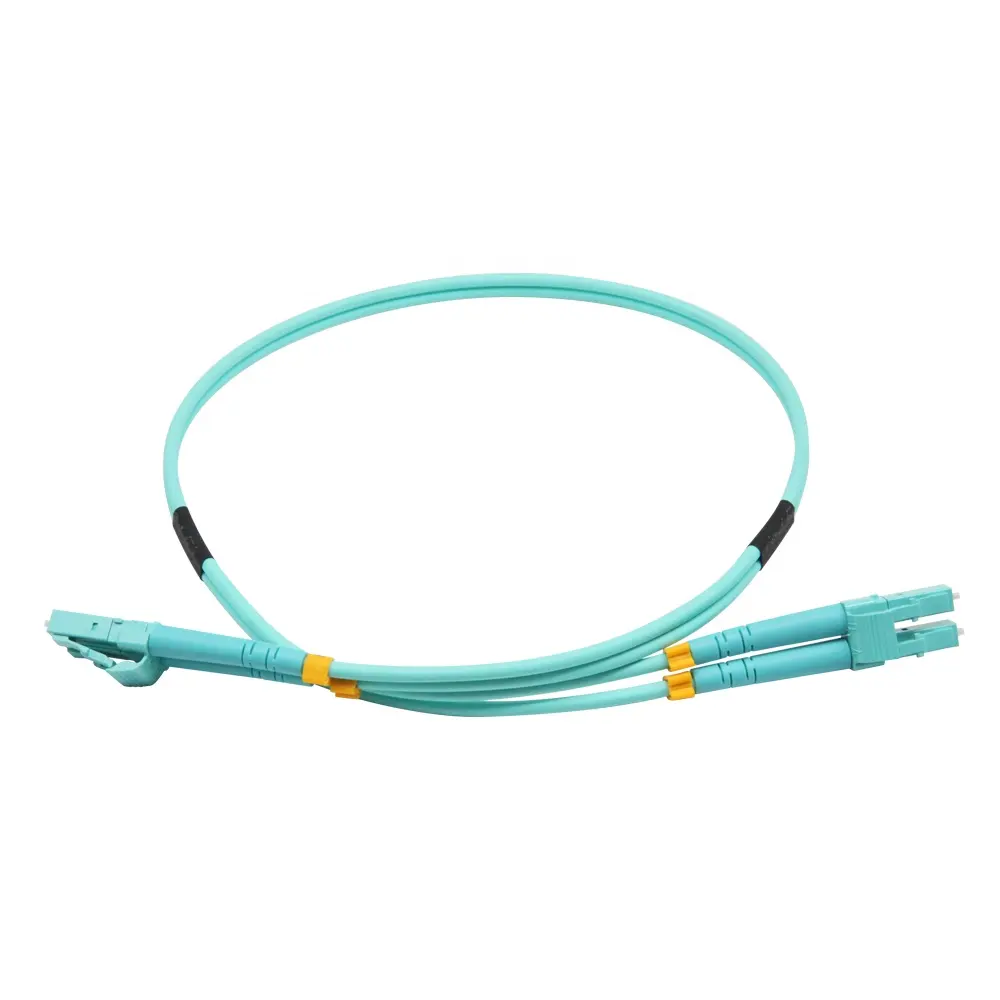 Connecteurs de fils de fibre optique om1 ftta sfp lc-lc UPC, câble de raccordement duplex, de haute qualité, bleu