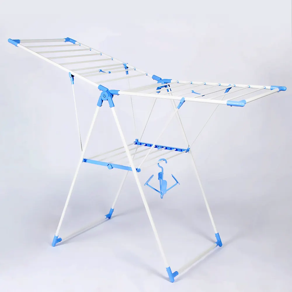 Hot sell folding extendable clothes drying rack