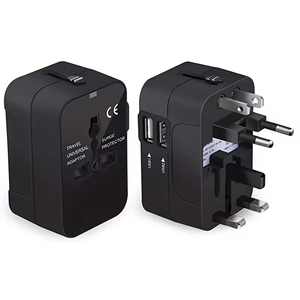 Adaptador de corriente de conmutación universal adaptador de viaje mundial todo en uno puertos de carga USB tipo c