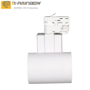 Phật sơn cửa hàng đèn 52 wát LED theo dõi ánh sáng 3-pha tại chỗ đường sắt đèn với COB Chip siêu thị Nhôm Cơ thể thiết kế Châu Âu phong cách - Product Image 5