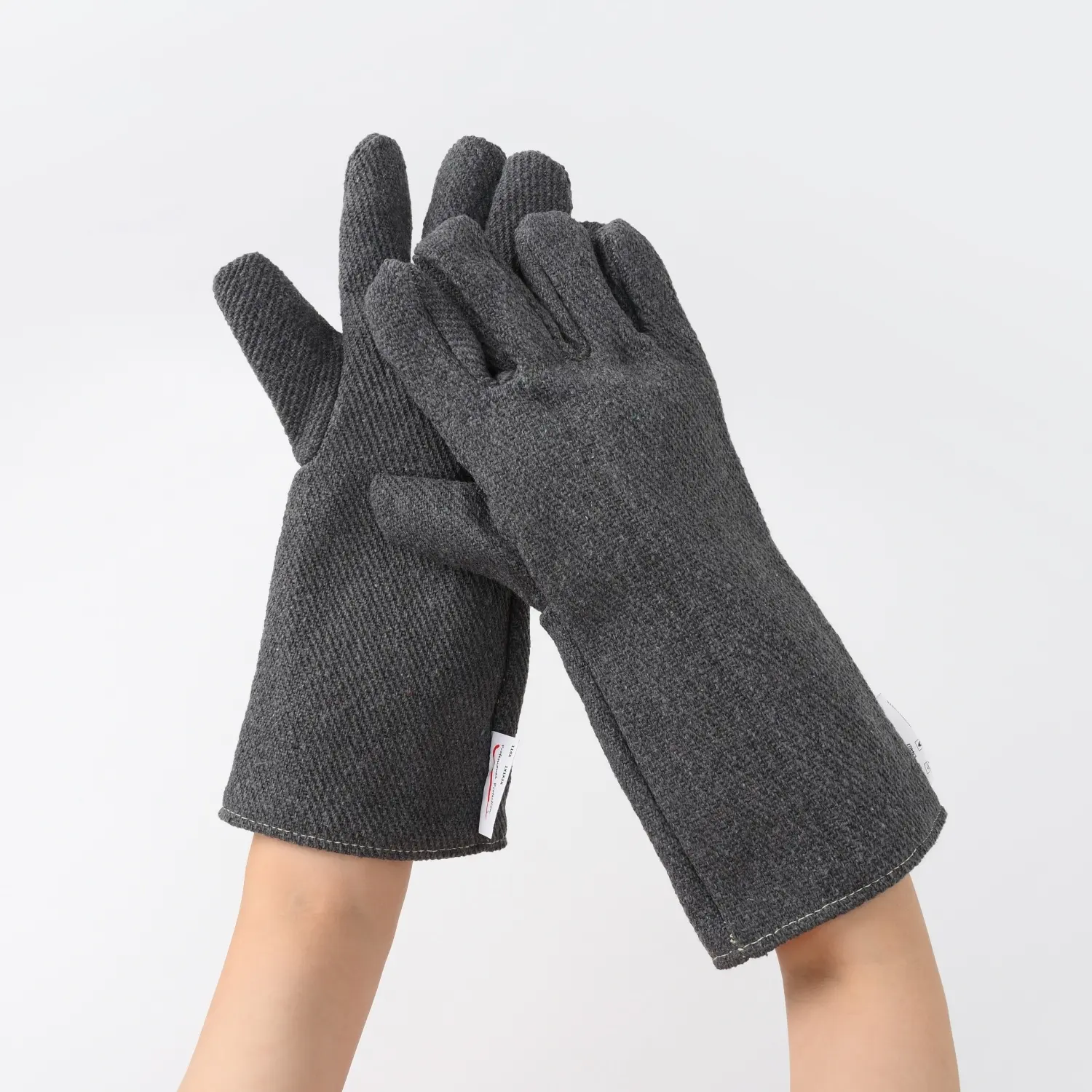 CASTONG nouveaux gants de soudage renforcés à cinq doigts, Double couche en sergé de Polyester gris foncé pour la Construction