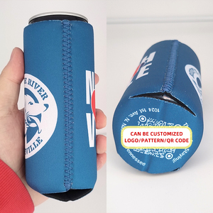 BSBH yüksek kaliteli neopren malzeme kare 12oz özel Can kol 330ml ayakkabı şekilli kupa kılıfı