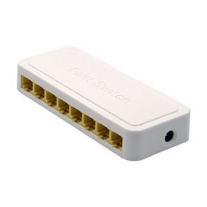 100Mbps 8 porte Mini Fast Ethernet LAN RJ45 Switch di rete Switcher Hub supporto VLAN - Product Image 5