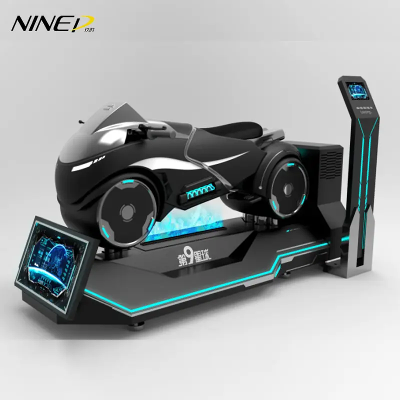 VR Equipo de Motocicleta 9D VR Metaverse mundo virtual 3D F1 Juegos de simulación