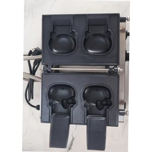 Chuyên nghiệp không dính Snack Waffle Máy Ice Cream <span class=keywords><strong>hello</strong></span> <span class=keywords><strong>kitty</strong></span> hình dạng Waffle maker - Product Image 5