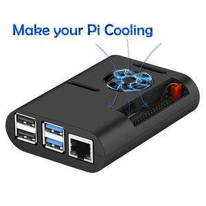 ABS plastic <strong>case</strong> with cooling fan heatsink <strong>raspberry</strong> <strong>pi</strong> 4 <strong>case</strong> for <strong>raspberry</strong> <strong>pi</strong> 4, <strong>pi</strong> 4 model B - Product Image 3