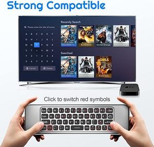 W3 2.4G Voice Air Mouse Remote <strong>Controller</strong> Mini <strong>Keyboard</strong> Fit for <strong>Android</strong> TV Box Windows Linux Gyroscope Learning Remote <strong>Function</strong> - Product Image 5