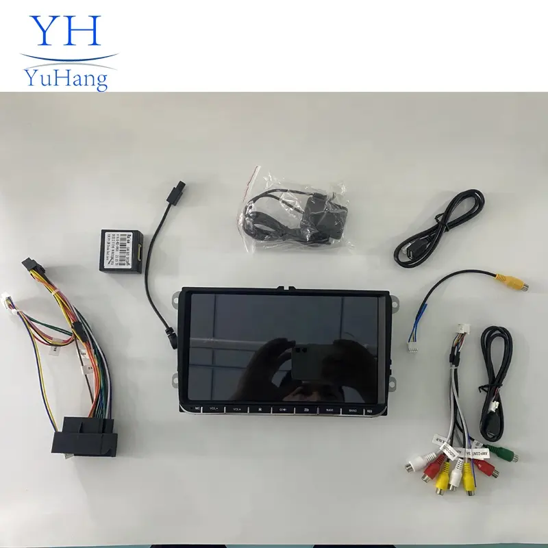 YuHang 9 pollici Android 13 lettore DVD per auto per VW/Volkswagen/Passat/POLO/GOLF/Skoda/Seat/sharan Radio di navigazione GPS