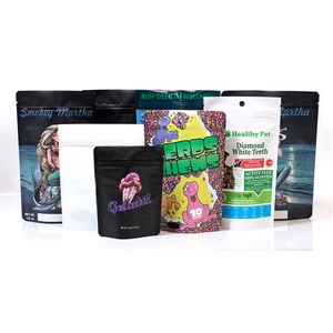 Fabrika özelleştirme düşük Moq ücretsiz örnek dijital baskı özel kullanımlık sınıf plastik baskılı kese - Product Image 4