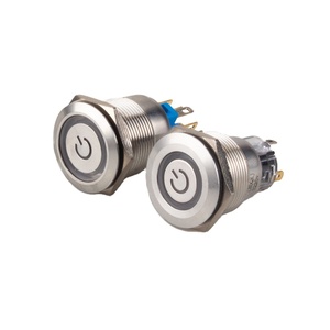 LVBO Waterproof <strong>Push</strong> <strong>Button</strong> <strong>Switch</strong> Momentary <strong>Latching</strong> Metal <strong>Push</strong> <strong>Button</strong> <strong>Switch</strong> 22mm Latch Light <strong>Switch</strong> - Product Image 2