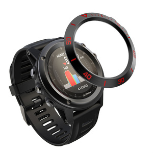 Çerçeve halka yapıştırıcı kapak çelik Styling çerçeve daire koruyucu kapak için Garmin <span class=keywords><strong>Fenix</strong></span> 3 3 <span class=keywords><strong>HR</strong></span>