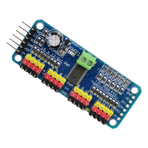 Yeni orijinal PCA9685 16 kanallı PWM/Servo/direksiyon dişlisi sürücü panosu denetleyici Robot IIC arayüzü ICs modülü