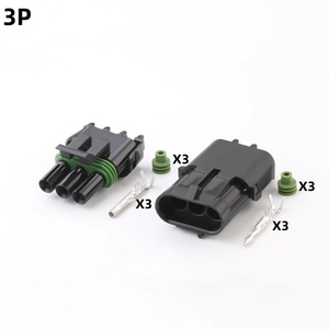 3 Pin Way Delphi Haltech MAP TPS Conector de cable automotriz a prueba de agua Enchufe hembra macho para GM 12010717 12015793