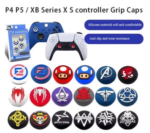 Silicone Thumb Grip for PS5 PS4 PS3 PS2 <strong>Xbox</strong> <strong>360</strong> <strong>Xbox</strong> One Controller Analog Thumb Stick Grip Cap - Product Image 2