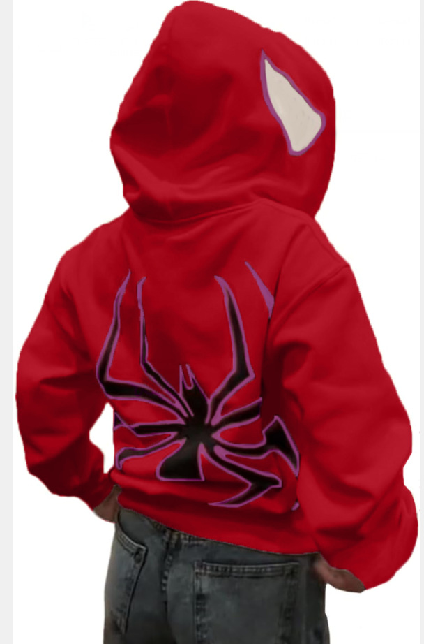 Big red long zipper