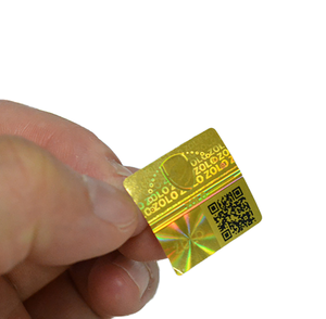 Unique 3D Anti-Counterfeiting QR Code Label Holographic Tamper-proof Security Barcode Vinyl Material Laser <strong>Decal</strong> for Toothpaste - Product Image 1