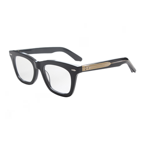 STARSMOONU คุณภาพสูงLuxury Acetateแว่นตากรอบเต่าสี่เหลี่ยมผืนผ้ากรอบสแควร์VINTAGEขนาดใหญ่Sโลโก้ที่กําหนดเอง
