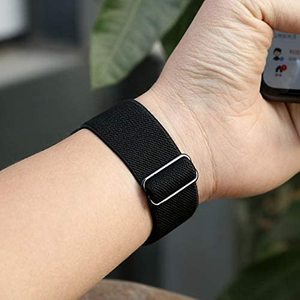 Solo de elástico Laço Elástico Para Maçã Faixas de Relógio 38mm 40mm Ajustável Esporte Trançado Pulseira De Nylon Strap para iWatch SE/6/5/4/3