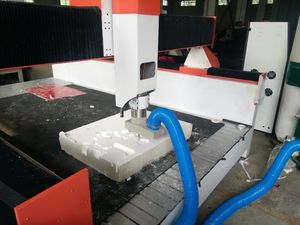 Enrutador CNC de 5 ejes a gran escala Jinan Supercnc para moldeo de espuma para coches, patrón de barco de madera, mecanizado, Motor de Control Syntec, PLC - Product Image 5
