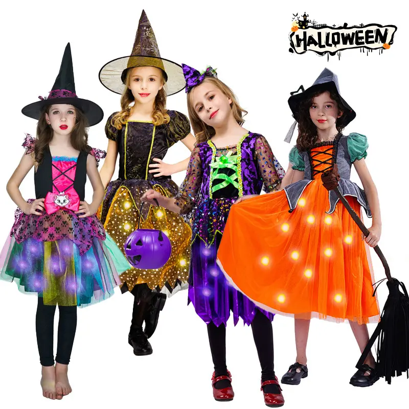 Halloween party costume witch fantasy dress costume Cosplay Halloween Cos Costume Elf Ghost Clothes for girls