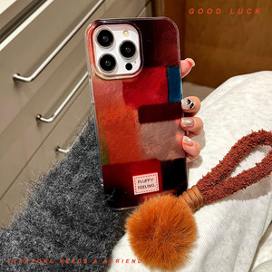 เคสโทรศัพท์มือถือสี่เหลี่ยมไล่ระดับสีสไตล์ปีใหม่เหมาะสำหรับ Iphone16pro สำหรับ iPhone 16 15 14เคสป้องกันแมว - Product Image 2