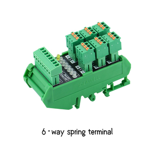 Двухпроводный трехпроводный входной модуль ПЛК 4 6-контактный датчик бесконтактного переключателя клеммный блок фотоэлектрическая плата преобразования для NPN / PNP - Product Image 2