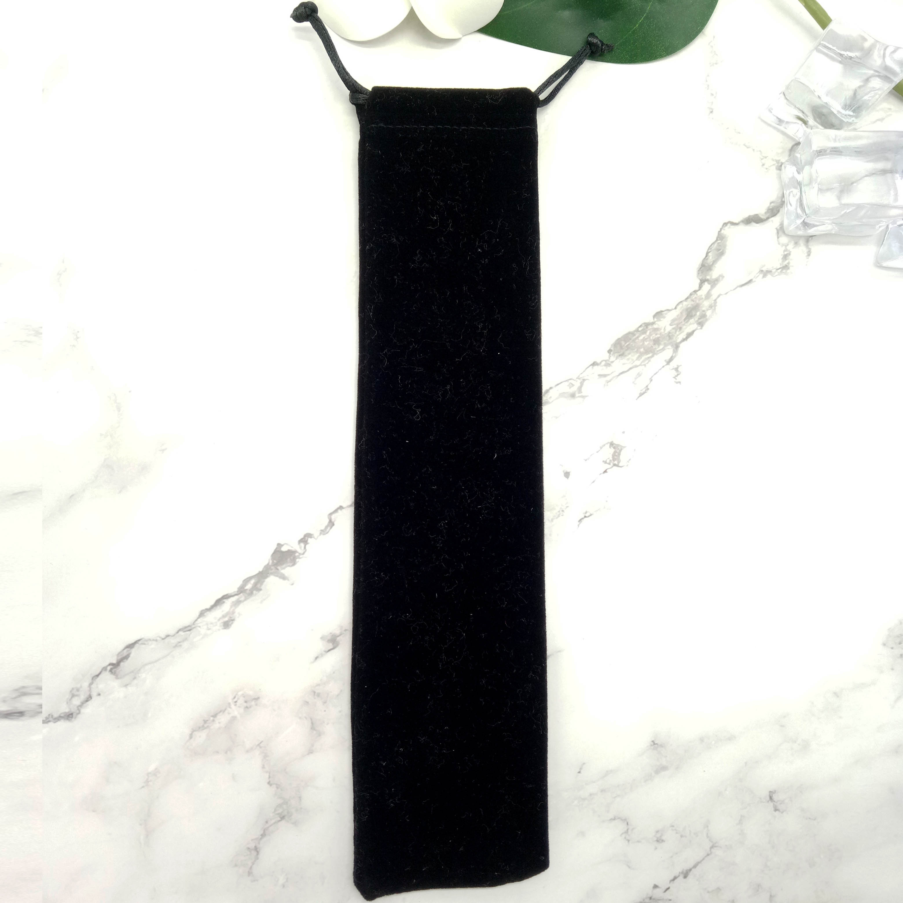 Borsa di velluto nero