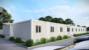 建設現場の一時的なオフィスと居住地のための低コストポータブル簡単に設置モジュラー組み立てパッケージ住宅 - Product Image 2