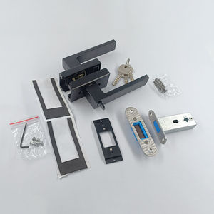 Çinko alaşım sürgülü kilitleme kolu yüksek sınıf orijinal giriş kapı kolu kilidi - Product Image 6