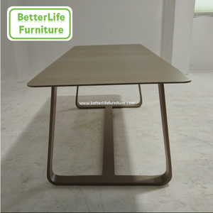 Aluminum Outdoor Dining Table Metal Garden Dining Table Chair and Dining Table Set <strong>Patio</strong> with <strong>Round</strong> Artificial Rattan Chair - Product Image 1