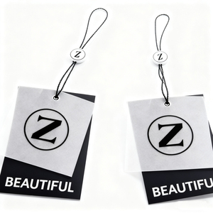 Tùy chỉnh quần áo hangtags nhà sản xuất sang trọng Debossed giấy treo thẻ cho may mặc nhận dạng thương hiệu số lượng tối thiểu thấp - Product Image 2