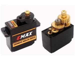 EMAX ES08MA II Mini Metal dişli Analog Servo mikro direksiyon dişlisi sabit için uygun - Product Image 1